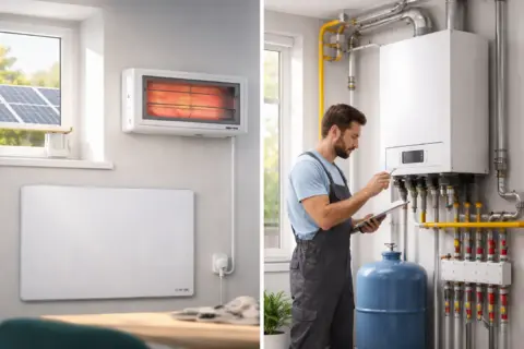 Funktionsweise von Stromheizung und Gasheizung im direkten Vergleich