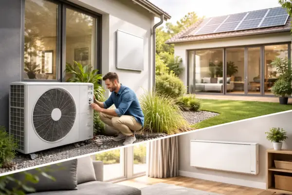 Moderne strombasierte Heizsysteme mit hoher Effizienz im Wohnumfeld