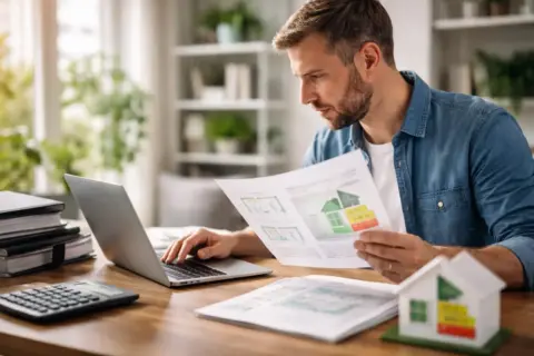 Hausbesitzer prüft Gebäudeenergiegesetz zur Nutzung von Stromheizung