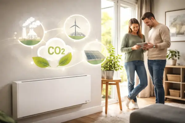 Stromheizung im Wohnraum im Kontext von Umwelt und Stromerzeugung