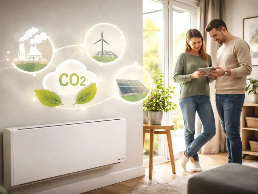 Stromheizung im Wohnraum im Kontext von Umwelt und Stromerzeugung