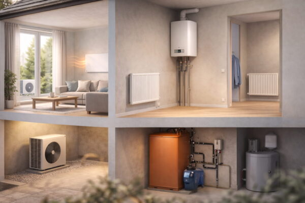 Heizkosten Vergleich Infrarotheizung Gas Öl Wärmepumpe Vergleich der Heizkosten verschiedener Heizsysteme mit Infrarotheizung Gas Öl und Wärmepumpe im Wohnhaus